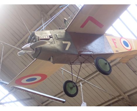 A SCALE MODEL FOKKER MONOPLANE N 1895 well constructed, on a wooden frame 155cm wingspan, with pilots