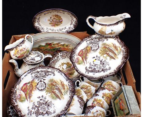 A PALISSY, ENGLAND 'GAME SERIES' DINNER SERVICE and similar wares decorated with game birds