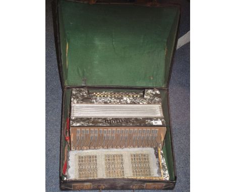 Stanelli piano accordion in original carry case.