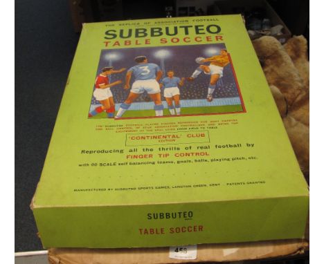 Subbuteo table soccer game in original box with manual etc.