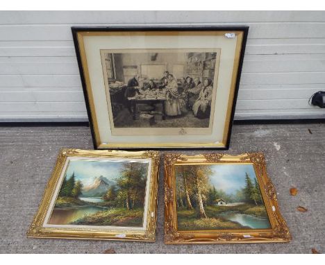 An early 20th century etching after Walter Dendy Sadler entitled A Marriage By Registrar, signed in pencil, mounted and frame