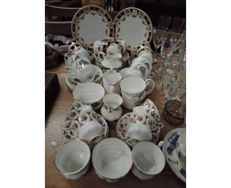 A selection of tea cups and saucers