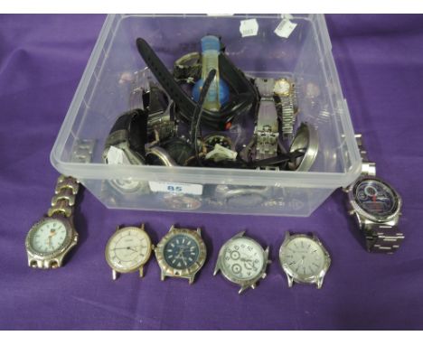 A selection of wrist watches including Casio, Swatch, Timex, Accurist etc