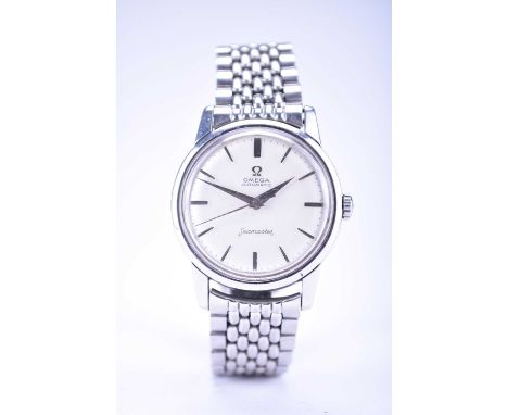 Omega: A gentleman's stainless steel bracelet wristwatchModel: SeamasterReference: 166.002Date: Circa 1960Movement: Cal 591, 