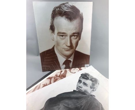 GROUP OF POSTER PRINTS, including James Dean, Marilyn Monroe and Laurel and Hardy