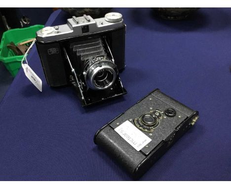 ZEISS IKON NETTAR FOLDING CAMERA , and a Kodak VPK (2)