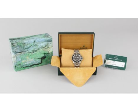 HTU "Rolex Oyster Perpetual Date Submariner"Gehäuse und Band Stahl, drehbare Lunette mit Minutenring, schwarzes Ziffernblatt 