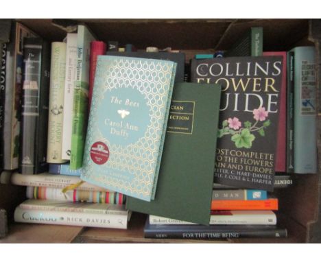 Three boxes of good quality miscellaneous books, subjects include contemporary fiction and poetry, including some first editi