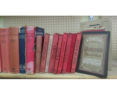 A collection of topographical books including five Shell Guides, five The King's England books by Arthur Mee, Ward Lock &amp;