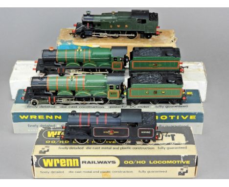 Wrenn OO W 2222 GWR Devizes Castle and Tender boxed, W2221 BR WR Cardiff Castle Part boxed, W2216 BR black 0-6-2 Tank Engine 
