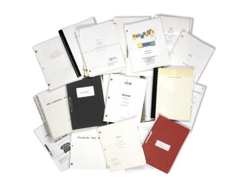 A large collection of screenplays and film scripts sent to Sir Roger Moore1980s-2000sEach in mimeographed typescript, compris