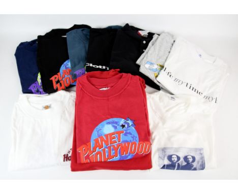 Vintage T-Shirts  a group of eleven, mostly unworn, includes, Hard Rock Café, 25th Anniversary, Size X-; The Original Levi St