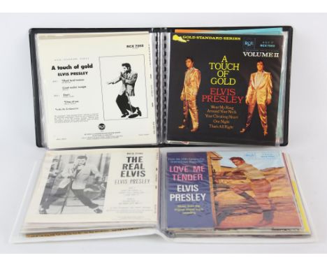 Elvis Presley The E.P. Collection Vol I and II. 22 Re-issue EPs in two folders Condition Report:  Record Ex / Nr Mint. light 