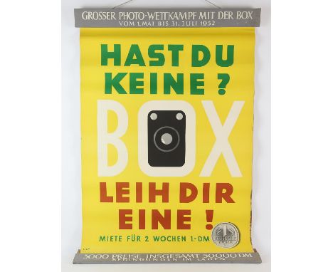 German Advertising Posters 1952  a group of eleven colour posters, possibly designs for entry into a competition?, with woode