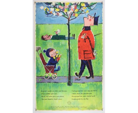 London 1950s-60s Tourism and Transport Posters  a group of four, includes, Enjoy Your Summer Green Rovers Country Walks, orig
