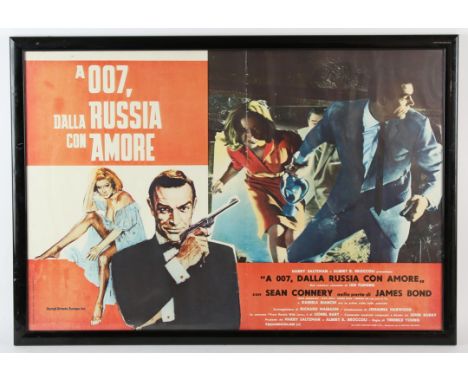 James Bond From Russia With Love Italian Photobusta, some modern Bond posters, Anna Neagle signed photo and other vintage ite