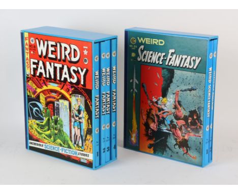 EC Archives: Weird Science-Fantasy Complete Set by Bill Gaines, Al Feldstein, Harry Harrison, Gardner Fox et al, volumes 1-4,