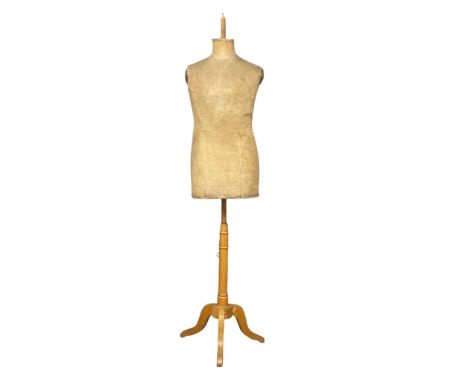A vintage French mannequin on stand. 162cm 