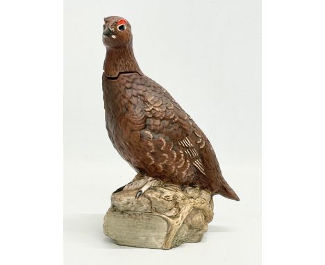 A Royal Doulton Matthew Gloag &amp; Son Limited ‘The Famous Grouse’ Scotch Whisky Liquor Bottle. Opened, with some remaining.