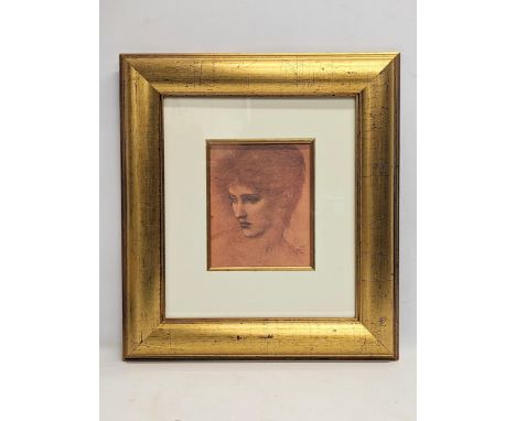 A Sir Edward Burne-Jones print. 42x46cm 