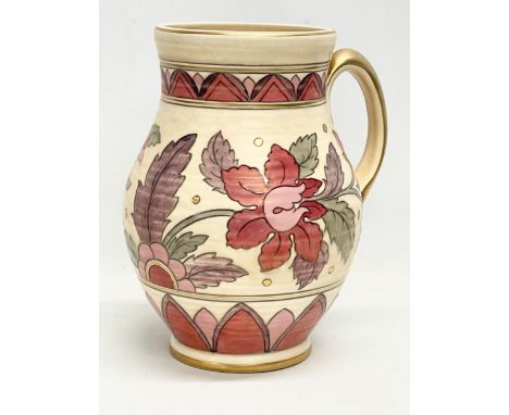 An early 20th century Charlotte Rhead vase. Designed for Crown Ducal. 23x26cm 