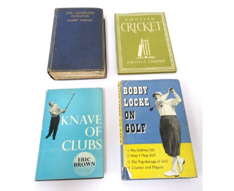 GOLF AND CRICKET INTERESTtitles include 'The Complete Golfer' Harry Vardon (Edwardian edition), 'This Game of Golf' Henry Cot