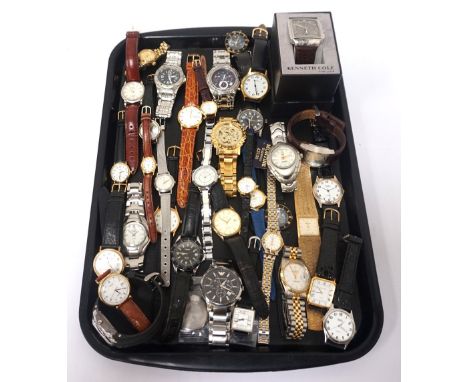 LARGE COLLECTION OF VARIOUS WRISTWATCHESincluding Ingersoll, Montine, Sekonda, Kenneth Cole (New York) with box, Avia, Rotary