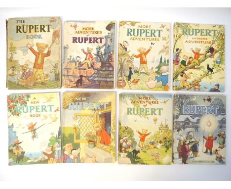Rupert annuals 1941-1948, 1941 annual "This Book Belongs To" neatly filled in, internally no scribbling/colouring in to leave