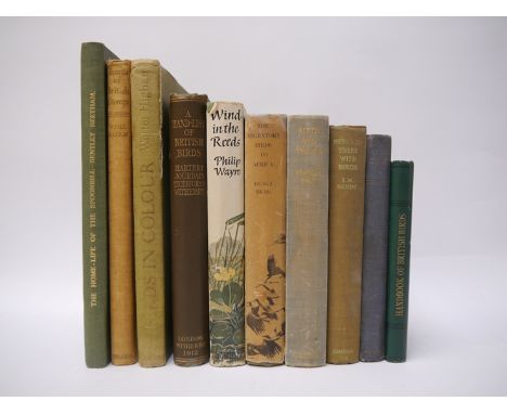 A collection of nine Ornithology titles, mainly association copies, comprising E.W. Hendy: 'Here and There with Birds', 1933,