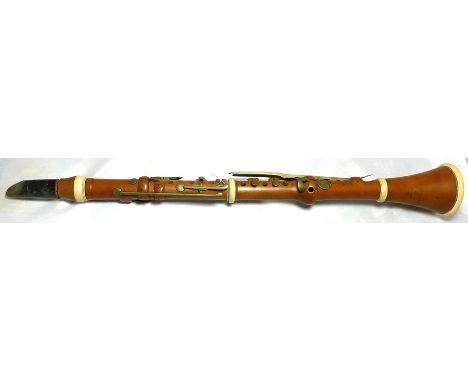 An early 19th century boxwood and ivory clarinet by Key of London