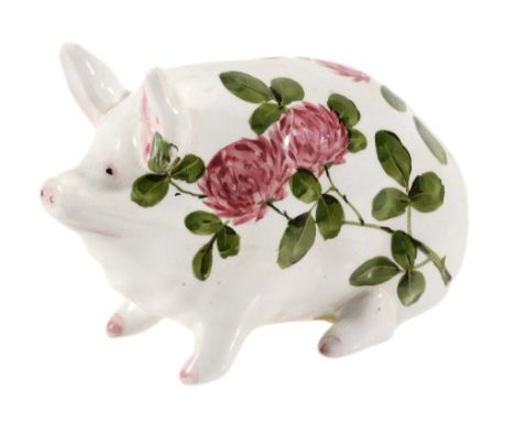 A Wemyss Bovey Tracey Piglet, circa 1930, painted by Joseph Nekola  A Wemyss Bovey Tracey Piglet, circa 1930,   painted by Jo