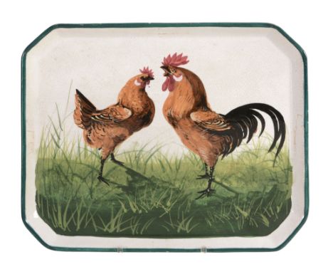 A Wemyss comb tray, circa 1900 , painted by Karel Nekola  A Wemyss comb tray, circa 1900  ,   painted by Karel Nekola,   with