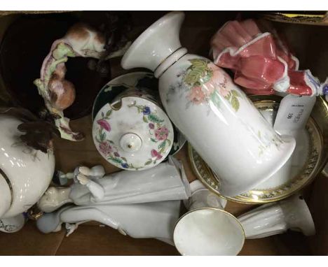 ROYAL DOULTON FIGURE OF 'GOODY TWO SHOES'
HN2037; together with two Spanish figures and other decorative china, including Wed
