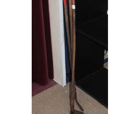 THREE VINTAGE GOLF CLUBS