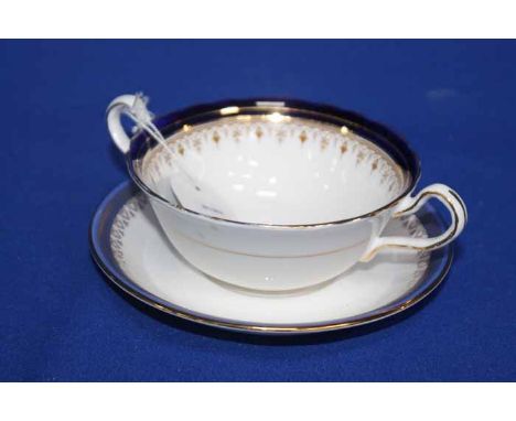 COLLECTION OF CHINESE FIGURES AND PARAGON AND AYNSLEY TEA WARE
the teaware with blue and gilt borders