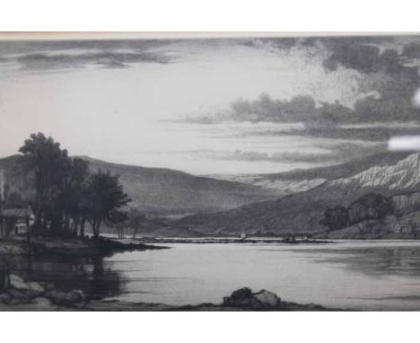 BEITH MCALLISTER
THE COTTAGE ON THE LOCH
etching in drypoint
signed in pencil
26cm x 37cm