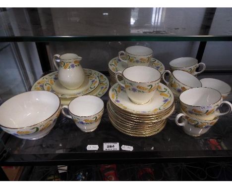 Wedgwood - a tea service decorated in the 'Fallow Deer' pattern, ten place setting comprising 36 pieces