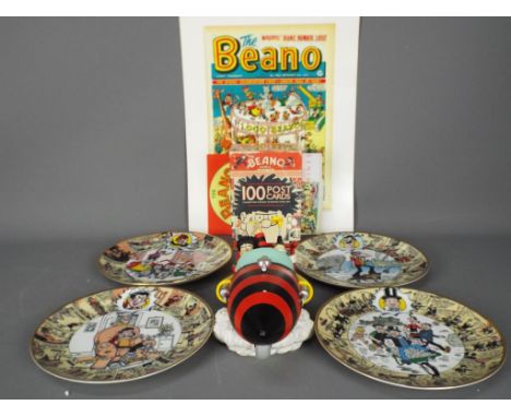 Rober Harrop's The Beano Dando collection - lot includes a Beano Dando Menace Mobil, one hundred Beano Dandy postcards, a "Be