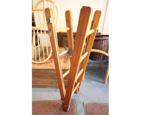 Small Wooden Extending Ladder