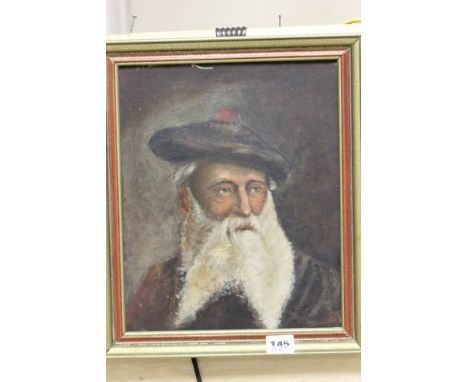 Small Oil on Canvas Portrait of Scottish Gentleman