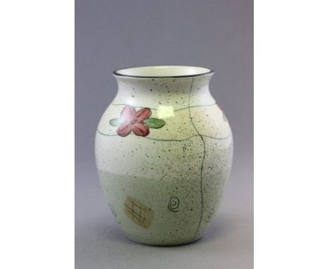 Poole Pottery Hand Painted Vase