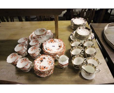 Edwardian 'Diamond' Part Tea Service and Edwardian 'Paragon' Part Tea Service