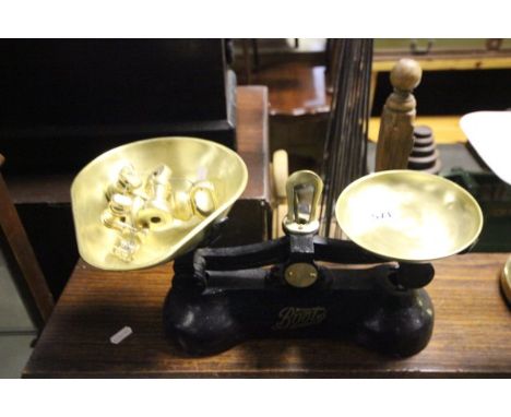 Set of 'Boots' Scales and Weights