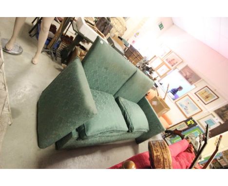 Knoll Green Upholstered Sofa