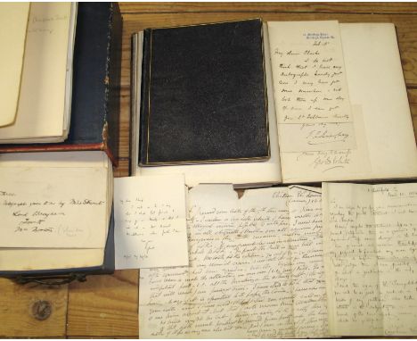 AUTOGRAPH COLLECTION; the predominantly 19th c. collection of Violet Adair [see note below], comprising approx. 125 cut signa