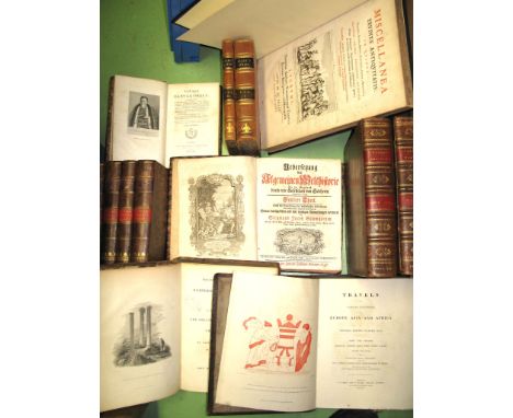 [GREECE] SPON (J.) Miscellanea Eruditae Antiquitatis, folio, illus., library buckram with a few blindstamps, Lugduni, 1685; C