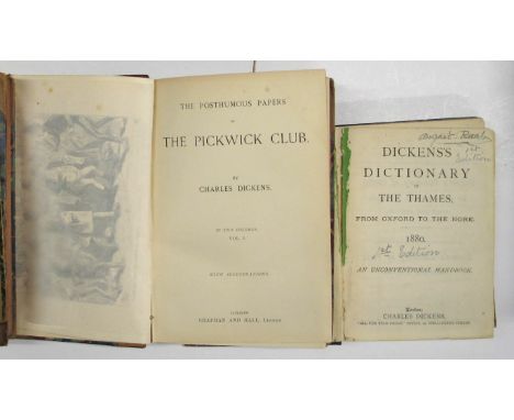 [DICKENSIANA] [DICKENS (Charles) Dickens' Dictionary of the Thames from Oxford to the Nore, sm. 8vo, 6 pp. pp. of maps, cloth