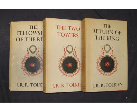 TOLKEIN (J. R. R.) Fellowship of the Ring / Two Towers / Return of the King, 3 vols in d.w.'s, 14th/11th/11th impressions, L.