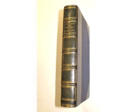 STEVENSON (R. L.) A Footnote to History, Eight Years Trouble in Samoa, 8vo, navy blue half morocco by Maclehose, 1st Edn., L.