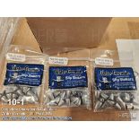 Pallet- Assorted sizes low profile slip sinkers